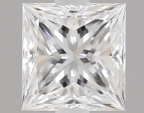 0.5 carat D-VVS2 Natūralus Princess Deimantas (1)