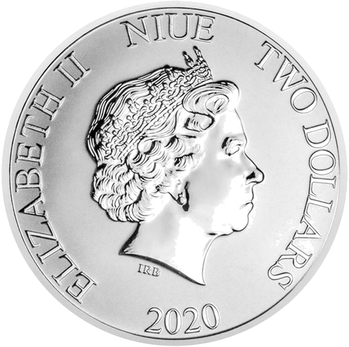 1 oz „Колелото на живота“ 2020 Ниуе сребърна монета (2)