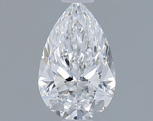 0.6 carat D-SI1 Natūralus Pear Deimantas (1)