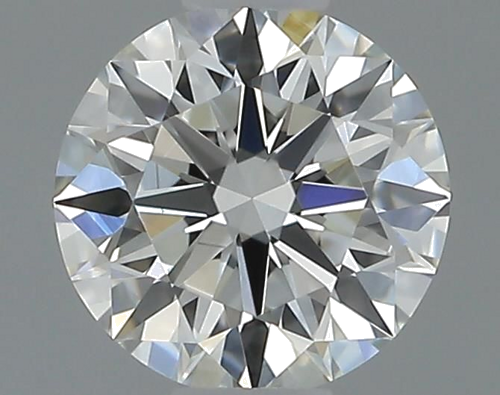 0.33 carat H-VVS2 Very Good cut Natūralus Round Deimantas (1)