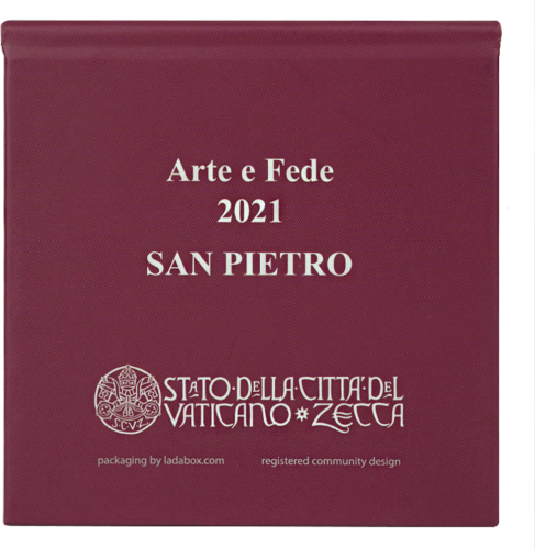 2021 Vatikāna Sv. Pēteris 20 eiro monēta (6)