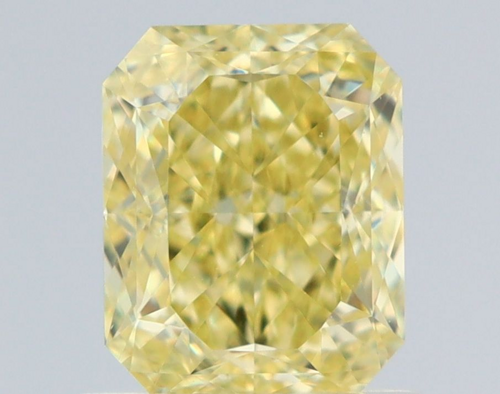 1.01 carat Fancy Yellow-VVS2 Natūralus Radiant Deimantas (1)