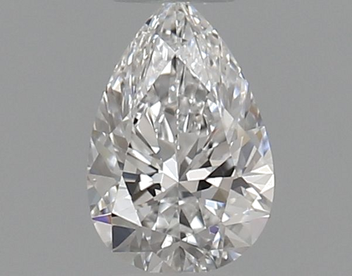 0.3 carat D-VVS2 Natūralus Pear Deimantas (1)