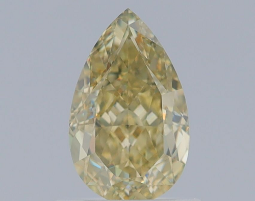 1.02 carat Fancy Brownish Greenish Yellow-VS1 Natūralus Pear Deimantas (1)