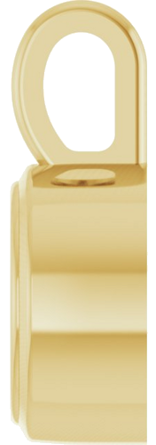 Pakabukas „Solitaire“ 14k yellow gold Round 5mm (3)