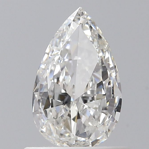 0.5 carat G-VS2 Natūralus Pear Deimantas (1)