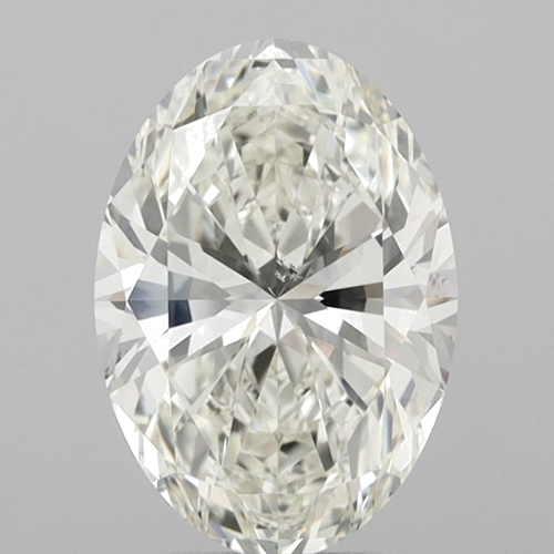 3.51 carat K-SI1 Natūralus Oval Deimantas (1)