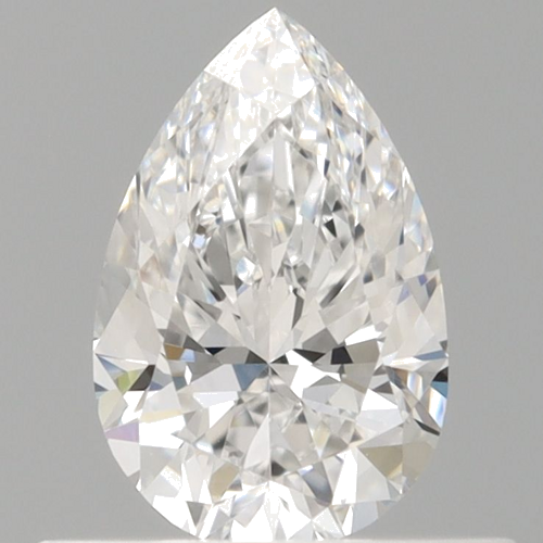 0.5 carat F-VS1 Natūralus Pear Deimantas (1)