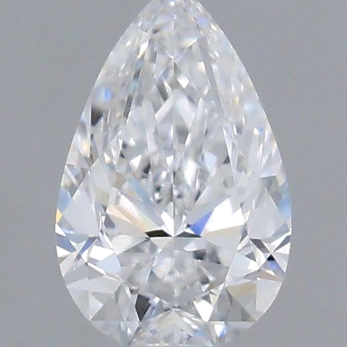 0.3 carat D-VS2 Natūralus Pear Deimantas (1)