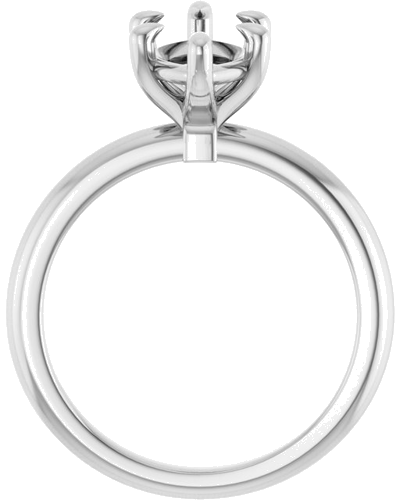 Sužadėtuvių Žiedas „Claw-Prong“ 14k white gold Marquise 13mm x 6.5mm (2)