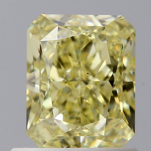 1.01 carat Fancy Yellow-VS2 Natūralus Radiant Deimantas (1)