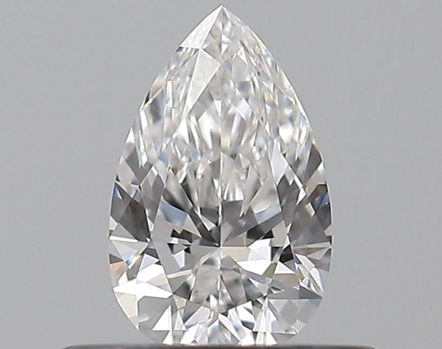 0.37 carat D-VS2 Natūralus Pear Deimantas (1)