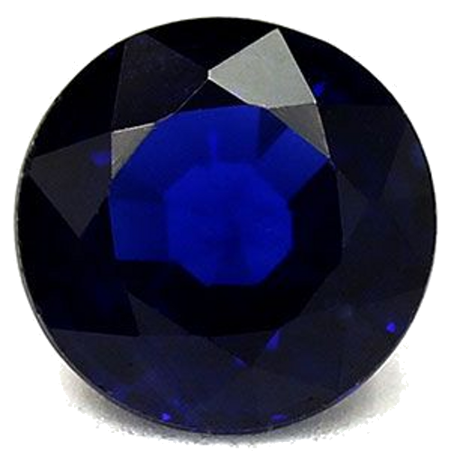 0.68 carat BLUE Round Safyras (1)