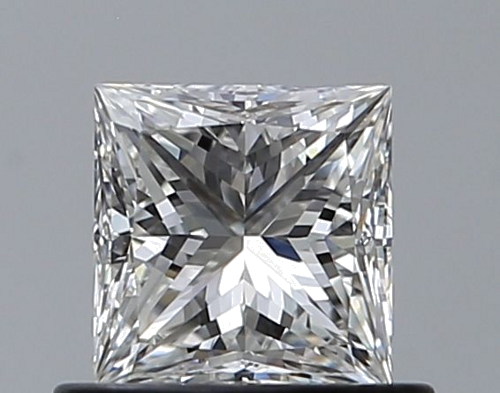 0.6 carat G-VVS2 Natūralus Princess Deimantas (1)