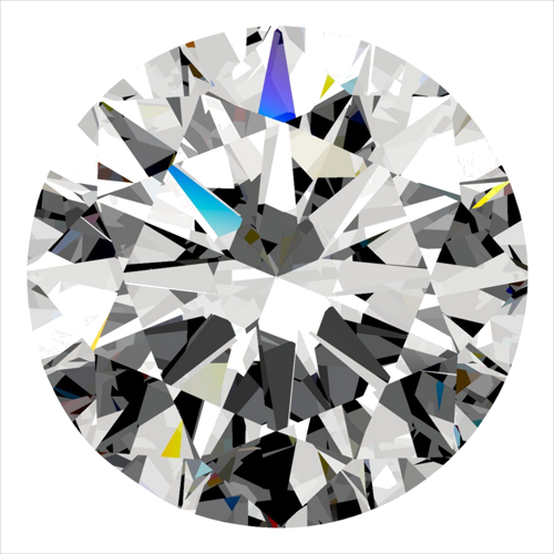 0.3 carat D-VS2 Excellent cut Natūralus Round Deimantas (1)
