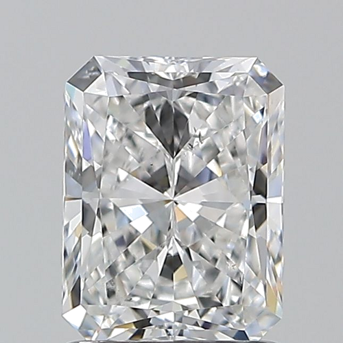 1.21 carat E-SI1 Natūralus Radiant Deimantas (1)