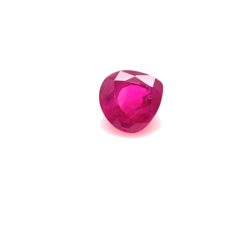 0.64 carat RED Pear Rubinas (1)