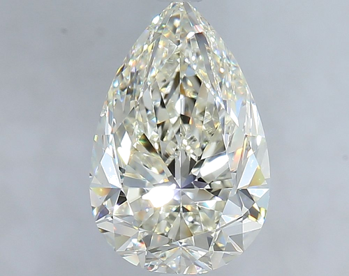 4.01 carat K-VS2 Natūralus Pear Deimantas (1)