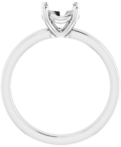 Sužadėtuvių Žiedas „Solitaire“ 14k white gold Round 7mm (2)