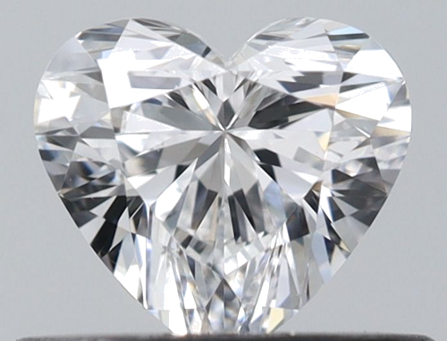 0.37 carat D-VS1 Natūralus Heart Deimantas (1)