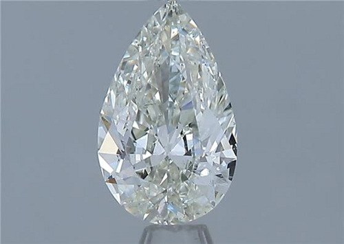 0.5 carat K-SI1 Natūralus Pear Deimantas (1)