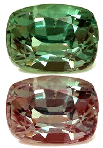 0.42 carat GREEN Cushion Alexandrite (1)
