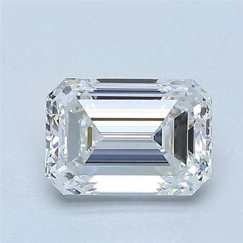 1.31 carat F-VVS2 Natūralus Emerald Deimantas (1)