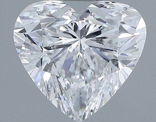 2.01 carat F-SI2 Natūralus Heart Deimantas (1)