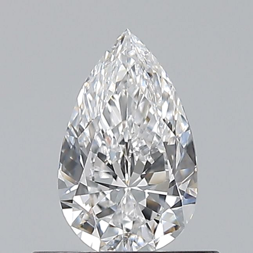0.5 carat D-VVS2 Natūralus Pear Deimantas (1)