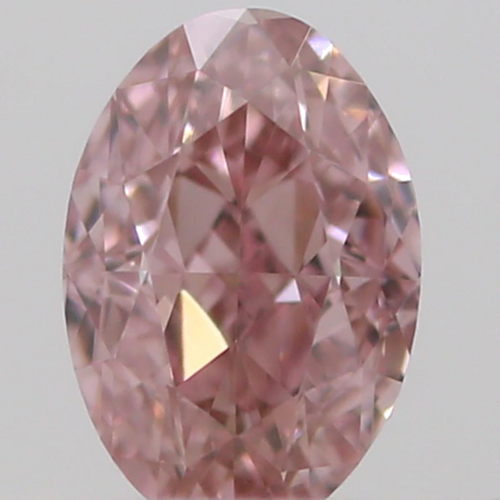 0.15 carat Fancy Intense  Pink-VVS1 Natūralus Oval Deimantas (1)