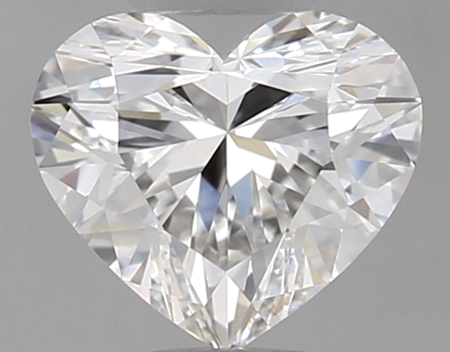 0.51 carat F-VVS1 Natūralus Heart Deimantas (1)