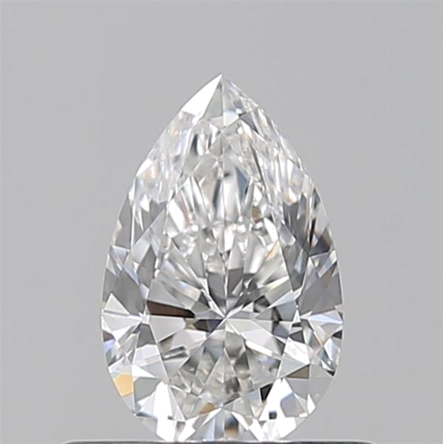 0.51 carat F-VVS2 Natūralus Pear Deimantas (1)