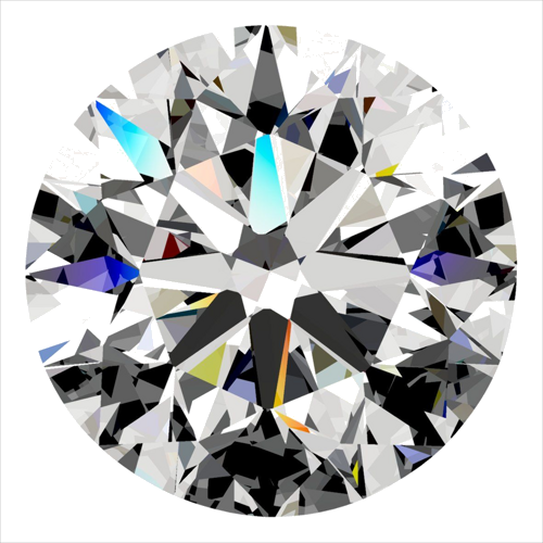 0.35 carat F-VS2 Excellent cut Natūralus Round Deimantas (1)