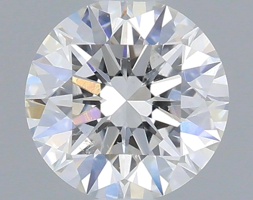 0.64 carat F-SI1 Excellent cut Natūralus Round Deimantas (1)