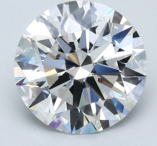 2.21 carat D-VVS1 Excellent cut Natūralus Round Deimantas (1)