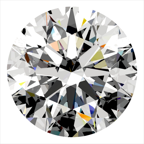 0.4 carat H-VS2 Excellent cut Natūralus Round Deimantas (1)