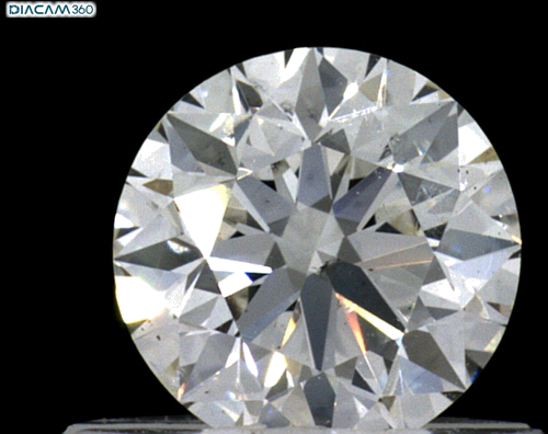 0.54 carat H-SI1 Excellent cut Natūralus Round Deimantas (1)