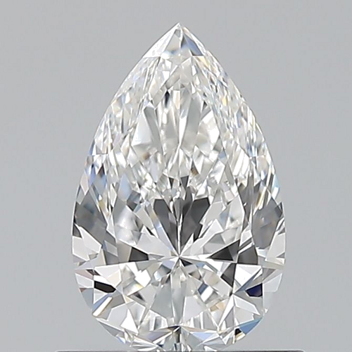0.72 carat F-VVS1 Natūralus Pear Deimantas (1)