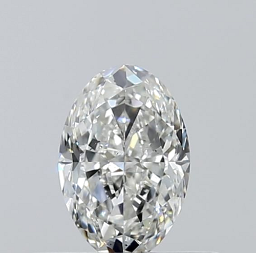 0.4 carat G-SI2 Natūralus Oval Deimantas (1)