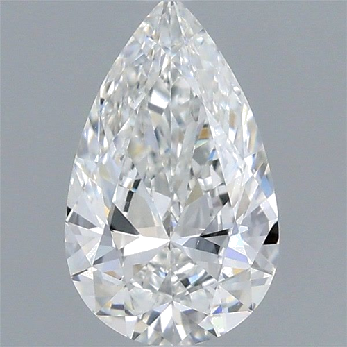 0.8 carat F-VS2 Natūralus Pear Deimantas (1)