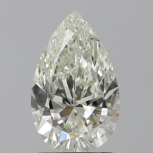 1.81 carat K-SI2 Natūralus Pear Deimantas (1)