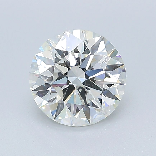 2.01 carat H-SI2 Excellent cut Natūralus Round Deimantas (1)