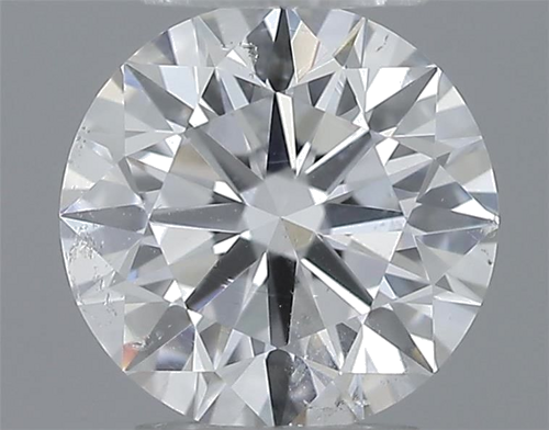 0.56 carat E-SI2 Excellent cut Natūralus Round Deimantas (1)