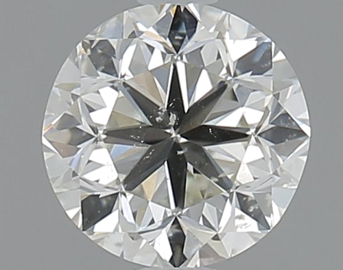 1.01 carat K-SI2 GD cut Natūralus Round Deimantas (1)