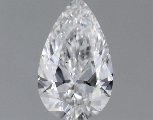 0.55 carat E-SI1 Natūralus Pear Deimantas (1)