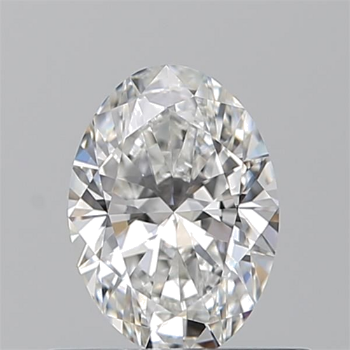 0.53 carat F-VVS2 Natūralus Oval Deimantas (1)
