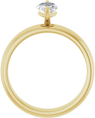 14K Yellow  10x5 mm Marquise Solitaire Engagement Ring Mounting (7)