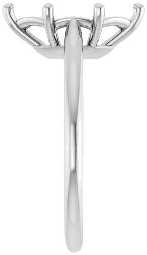 Sužadėtuvių Žiedas 14k white gold Marquise 12mm x 6mm (4)