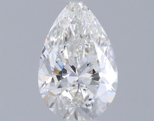 0.42 carat F-SI2 Natūralus Pear Deimantas (1)