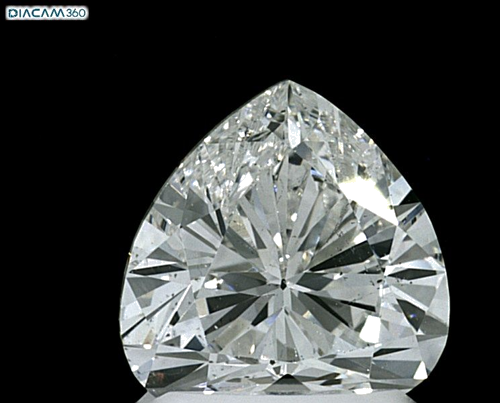 2.04 carat H-SI1 Natūralus Heart Deimantas (1)